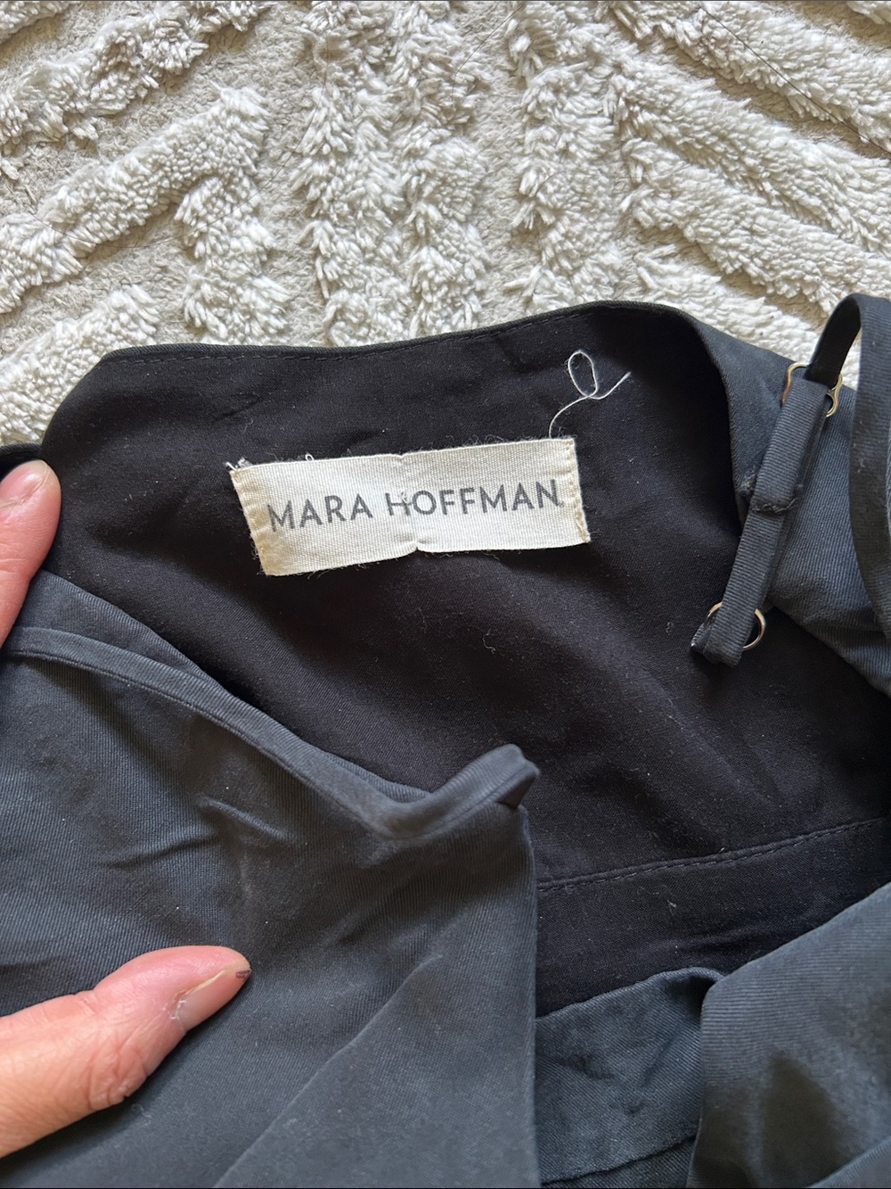 Mara Hoffman gray jumpsuit - Picture 3 of 4